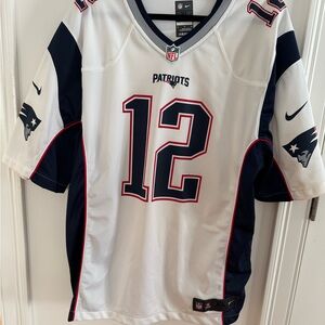Nike Patriots Jersey White and Blue